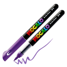 Popisovač M&amp;G MOCALO Acrylic Marker, štetcový hrot - Lilac 802