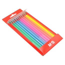 Hexagonal crayons M&G So Many Cats Pastel - set of 12 pcs (1)