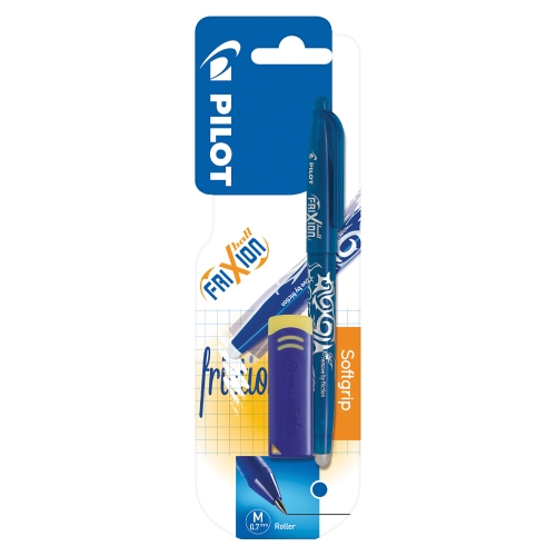 Roller gel/rubber PILOT Frixion Ball 0.7 mm, blue + eraser