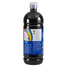 Bottle of 1000ml black poster colour