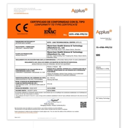 Protective respirator CE0161 FFP2 NR - hygienically packed 1 pc (3)