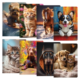 Zošit A4, 40 listový - linajkový 444 - Exclusive - Animal