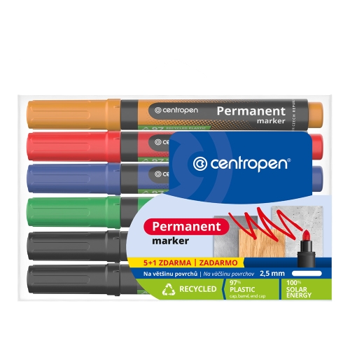 Popisovač CENTROPEN 8566 - sada 6 ks