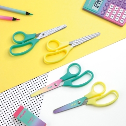 Scissors MILAN Basic Sunset Edition yellow - blister (3)