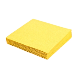 Napkins 3-layer, 33x33cm, yellow /20 pcs/