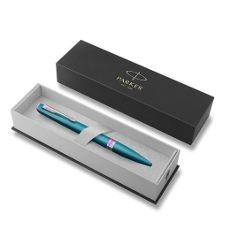 Pero guľôčkové PARKER Meridian Teal RBT - modrá náplň