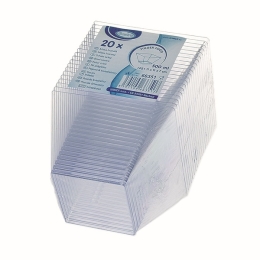 Finger Food cup square, clear 7.2 x 7.2 x 7.2 cm - 230ml (20 pcs)