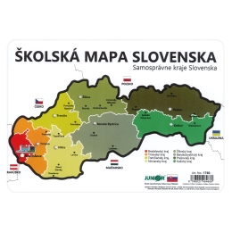School map of the Slovak Republic template of regions (1)