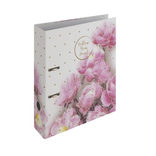 PP A4 lever binder 70 mm - Romantic magnolia