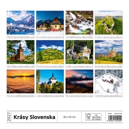 2027 Wall Calendar: The Beauty of Slovakia (2)