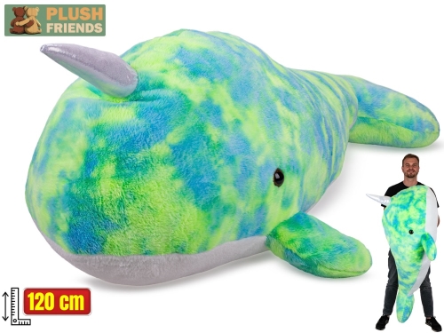Plush Friends 130cm plush narwhal 0m+