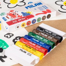 MILAN Crayons in a Plastic Case (Set of 7 Colors) (1)