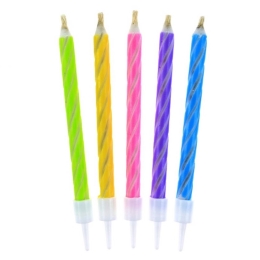 Cake candle Magic Pastel 6.5 cm (10 pcs.)