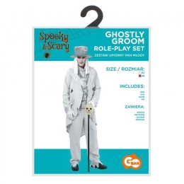 Adult "Spooky Groom" Costume (coat, vest, pants, hat), size 56 (3)