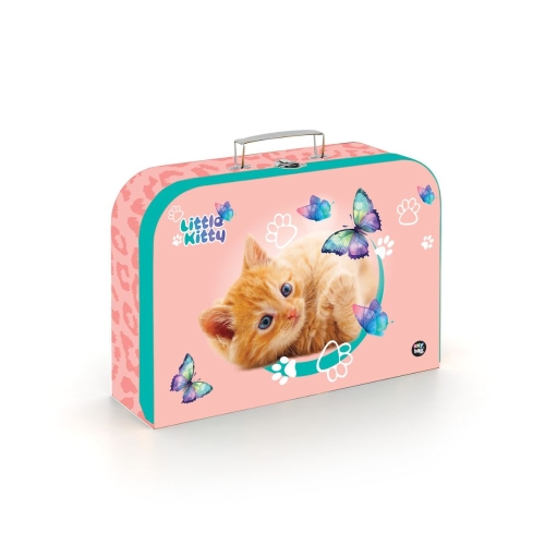 Children's laminated briefcase 34 cm - Cat