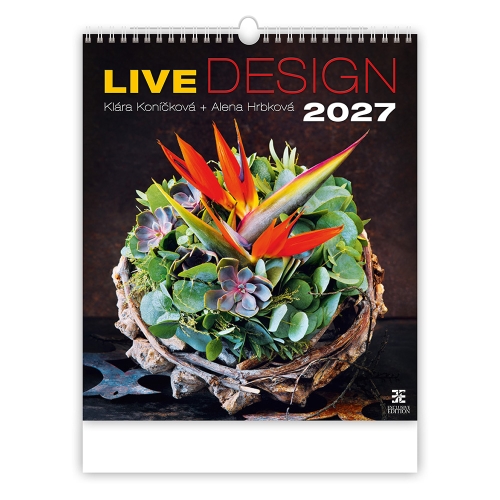 2027 Live Design Wall Calendar