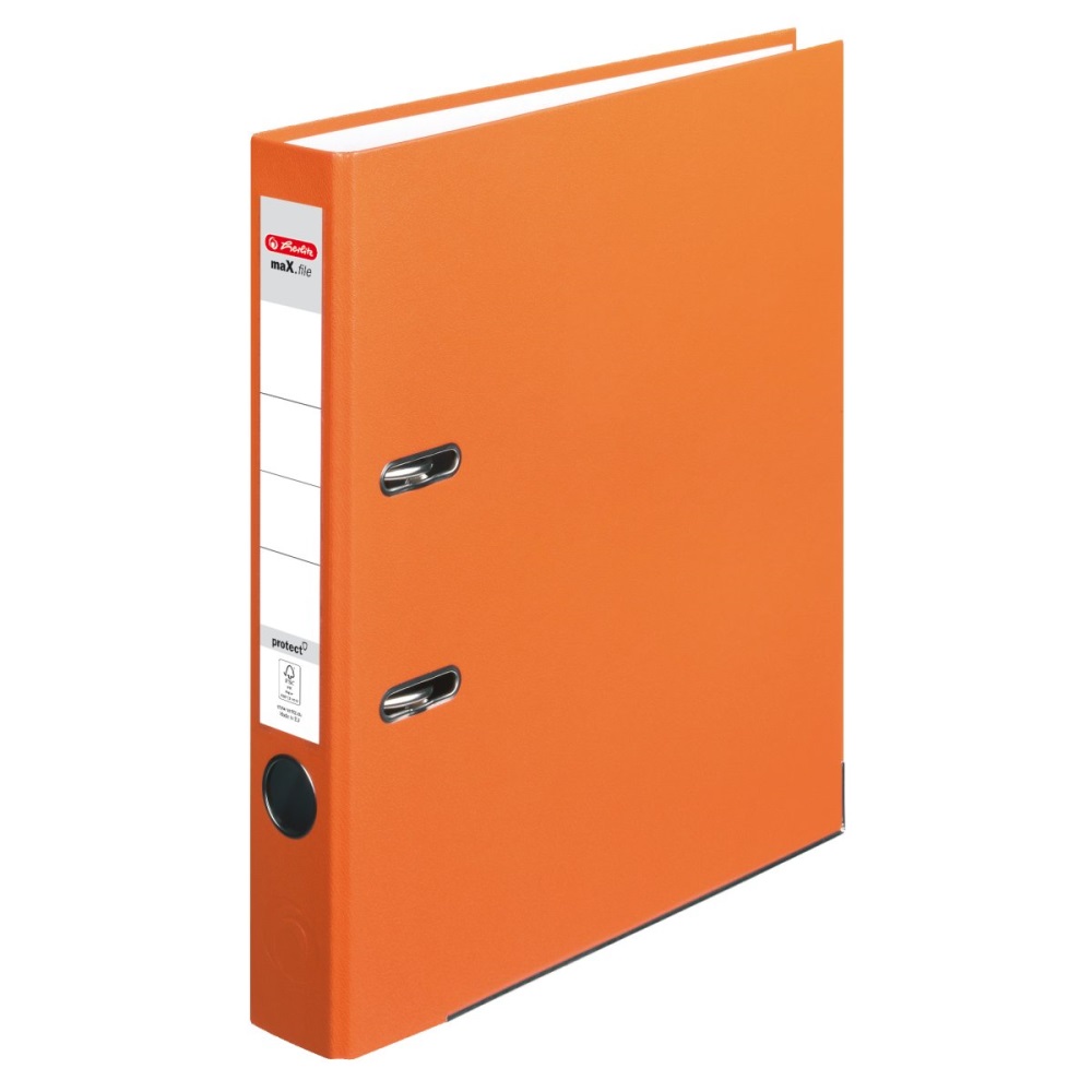 Poradač pákový Herlitz A4 50 mm oranžový