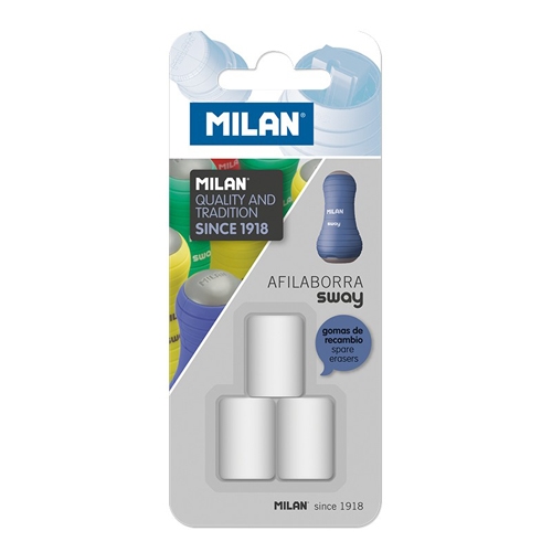 MILAN spare rubbers for SWAY graters, set of 3 pcs
