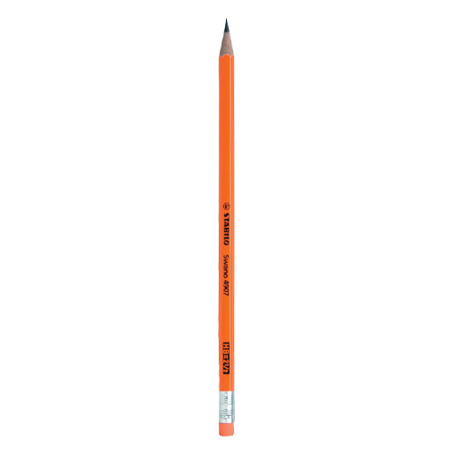 Creion STABILO Swano portocaliu fluo