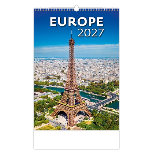 2027 Europe Wall Calendar