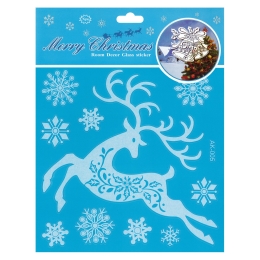 Christmas stickers 18 x 23.5 cm (mix of traditional designs) (3)