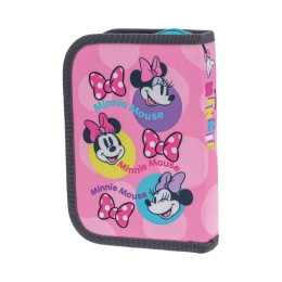 Double Decker, full pencil case 1 zipper - find joy, Minnie Mouse