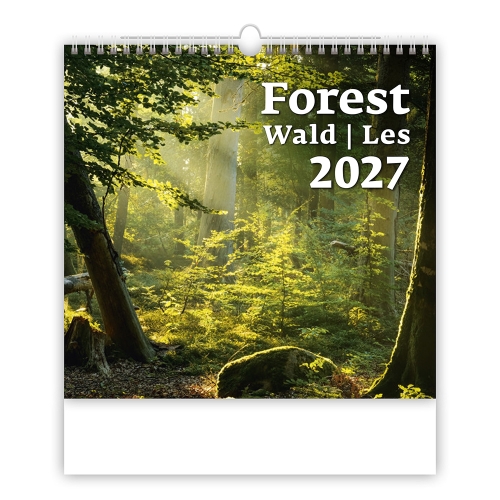 Nástenný kalendár 2027 Forest/Wald/Les