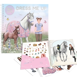 Kreatívny zošit Top Model Dress Me Up + samolepky