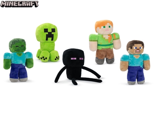 Minecraft 5asstd (Steve,Alex,Enderman,Creeper,zombie) 30cm plush Minecraft character 0m+