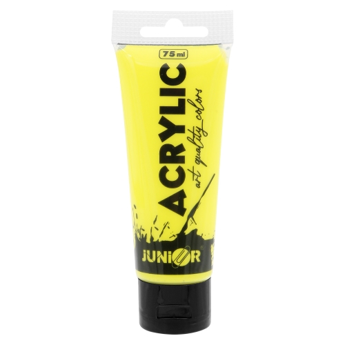 Acrylic paint JUNIOR 75 ml - yellow