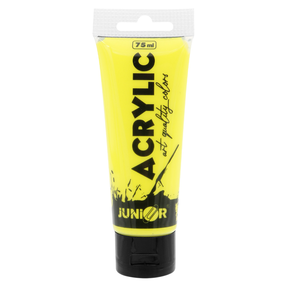 Akrylová farba JUNIOR 75 ml - žltá/yellow