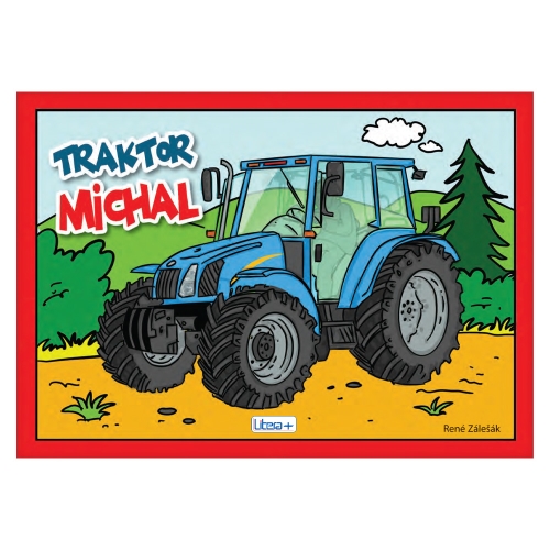Coloring page A5 Litera - Tractor Michal