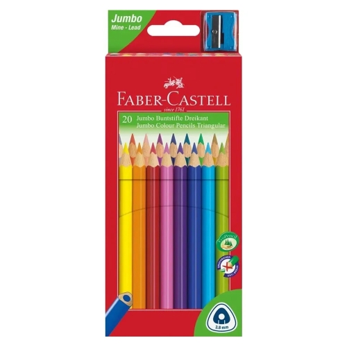Faber-Castell Grip Junior crayons 20 colors