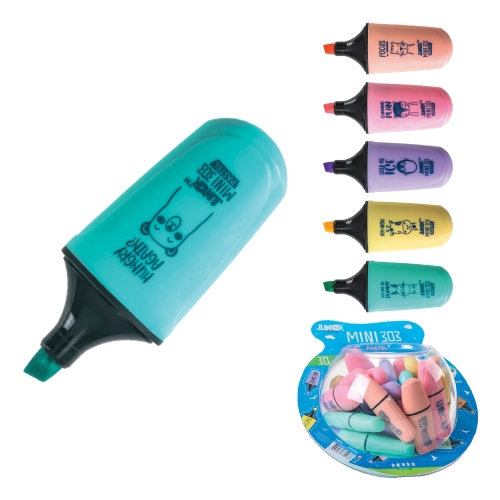 Highlighter mini 303 PASTEL mix / 1pc