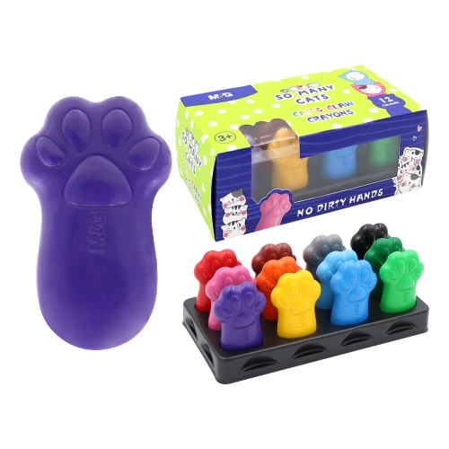 M&G crayons (cat's paws) 12 pcs - So Many Cats