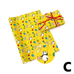 Gift Wrap, 70 x 200 cm - Neutral 44 (assortment of children's designs / price per roll) (4)
