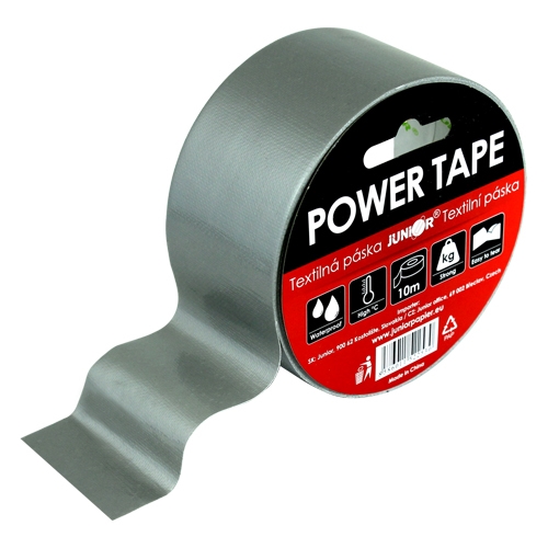 Lepiaca páska textilná POWER TAPE 48 mm x 10 m - šedá
