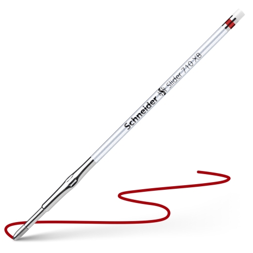 Ball cartridge Schneider Slider 710 XB 0.7 mm - red (1)