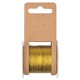 Viazací drôt 0,3 mm × 20 m - zlatý