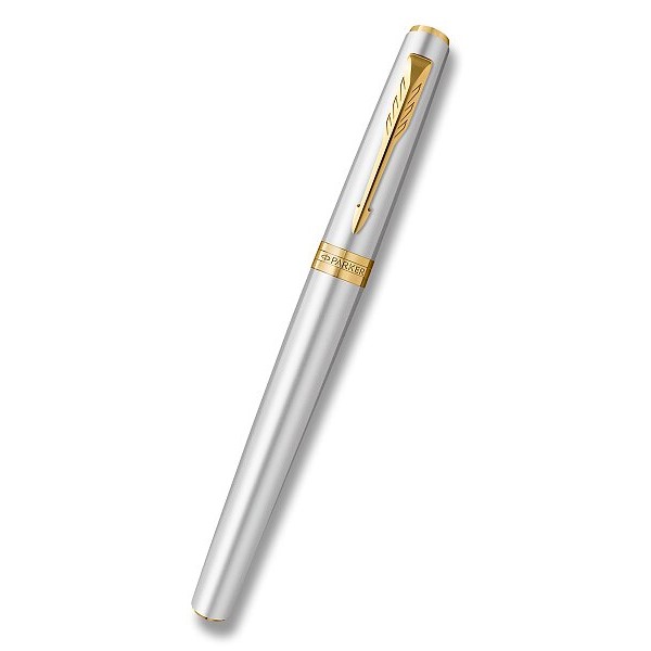 Roller PARKER Meridian Chrome GT, hrot F - čierna náplň