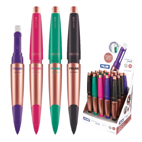 MILAN Capsule Copper HB micropencil 0.5 mm - mix of colors