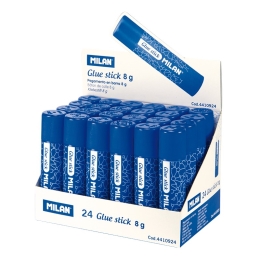 Lepiaca tyčinka MILAN Glue Stick 8g, biela (1)