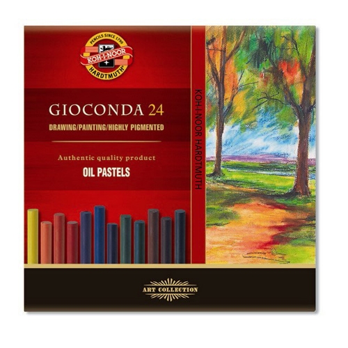 KOH-I-NOOR GIOCONDA colored oil chalk, set of 24 - oil pastels