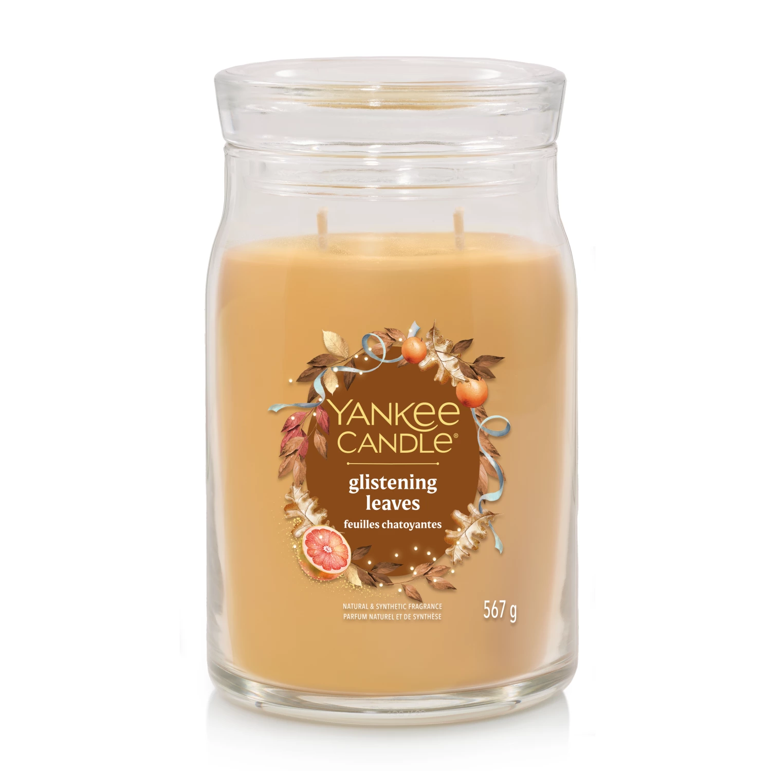Sviečka Yankee Candle - GLISTENING LEAVES, veľká