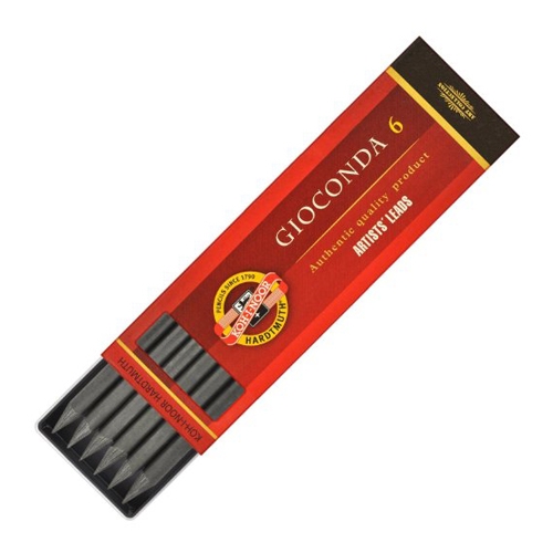 Graphite pencils KOH-I-NOOR 2B / 5.6mm, 6 pcs