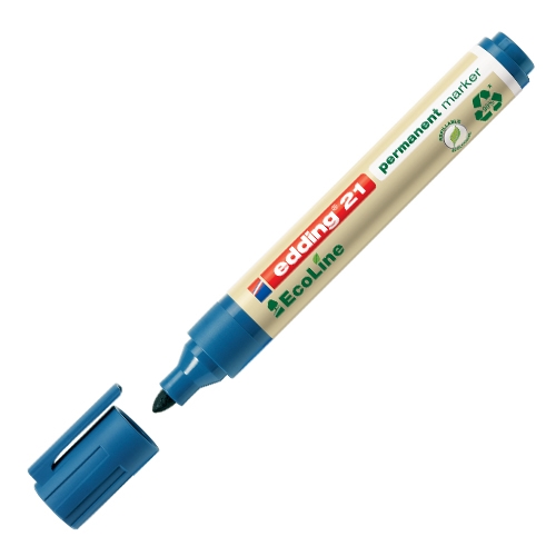 Permanent marker Edding ecoline 21 blue