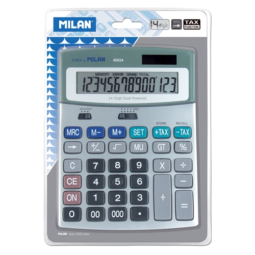 Kalkulačka MILAN stolová 14-miestna 40924 