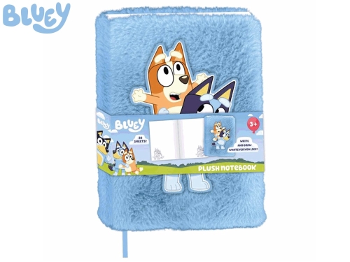 Bluey 22x16x2,5cmplush notebook 80pages