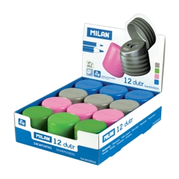 MILAN Duet Look double sharpener with container (1)