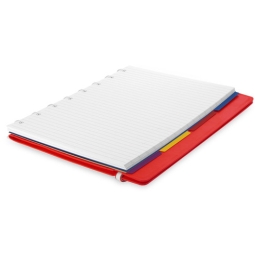 Filofax A5 notebook, red (2)
